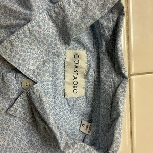 Men’s Short Sleeve XL Coastoro Buttown Down